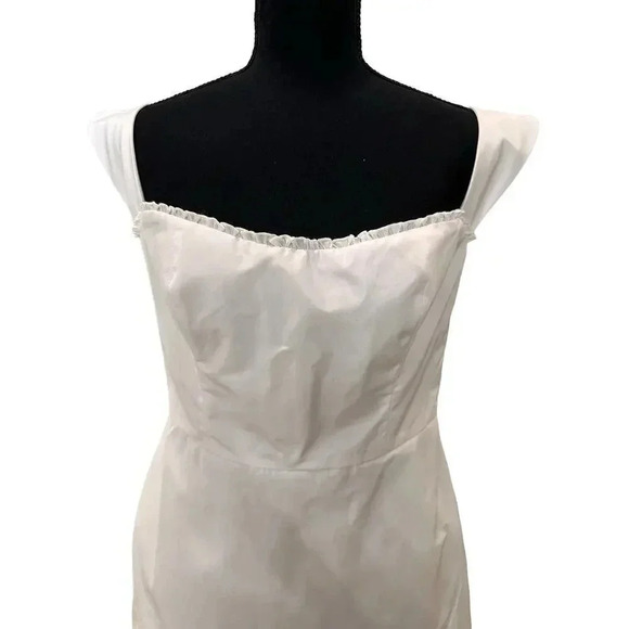 NEW-THE BAR NWT! AVERY DRESS BLANC SZ 8 - Picture 8 of 12